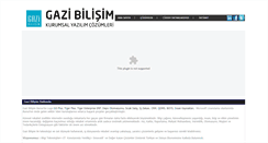 Desktop Screenshot of gazibilisim.com.tr